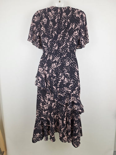 Second-Hand - Tussah Raindrop Spot Midi Dress Size 8 - SwapUp