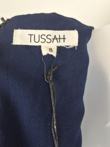 Second-Hand - Tussah Raindrop Spot Midi Dress Size 8 - SwapUp