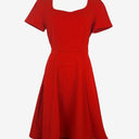 Second-Hand - Review Strawberry Cap Sleeve Midi Dress Size 8 - SwapUp