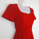 Second-Hand - Review Strawberry Cap Sleeve Midi Dress Size 8 - SwapUp
