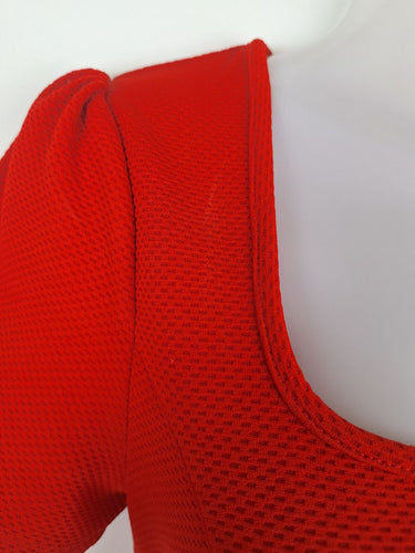 Second-Hand - Review Strawberry Cap Sleeve Midi Dress Size 8 - SwapUp