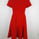 Second-Hand - Review Strawberry Cap Sleeve Midi Dress Size 8 - SwapUp