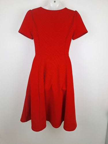 Second-Hand - Review Strawberry Cap Sleeve Midi Dress Size 8 - SwapUp