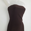 Second-Hand - Events Chic Brown Drop Waist Evening Dress Size S - SwapUp