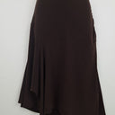 Second-Hand - Events Chic Brown Drop Waist Evening Dress Size S - SwapUp