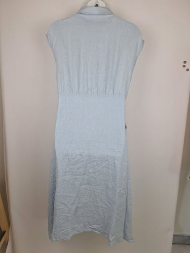 Second-Hand - Brave + True Sky Blue Linen Maxi Dress Size XL - SwapUp