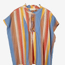 Second-Hand - Nancybird Beach House Striped Box Cut Blouse Size 20 - SwapUp