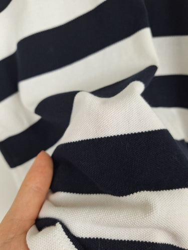 Second-Hand - Trenery Classic Sport Striped Polo Shirt Size XL - SwapUp