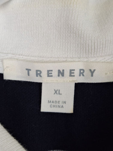 Second-Hand - Trenery Classic Sport Striped Polo Shirt Size XL - SwapUp