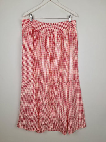 Second-Hand - Sorority Classic Summer Picnic Plaid Skirt Size 18 - SwapUp