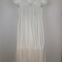 Second-Hand - Scanlan Theodore Cream Silk Chiffon Swing Dress Size S - SwapUp