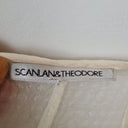 Second-Hand - Scanlan Theodore Cream Silk Chiffon Swing Dress Size S - SwapUp