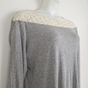 Second-Hand - Y's Crochet Lace Top Jersey Dress Size M - SwapUp