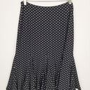 Second-Hand - Laura Ashley Polka Dot Godet Slip Skirt Size M - SwapUp
