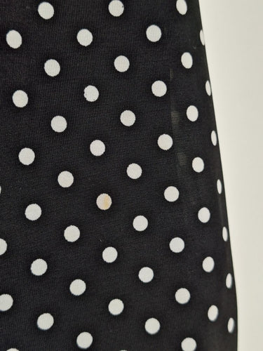 Second-Hand - Laura Ashley Polka Dot Godet Slip Skirt Size M - SwapUp
