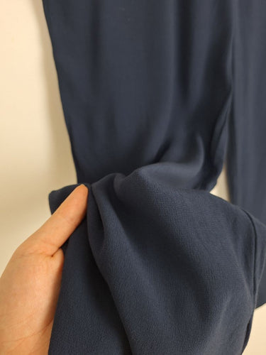 Second-Hand - Minimum Navy Everyday Tie Waist Pants Size 12 - SwapUp