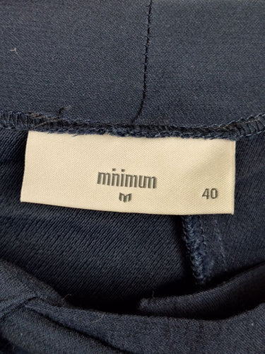 Second-Hand - Minimum Navy Everyday Tie Waist Pants Size 12 - SwapUp