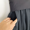 Second-Hand - Dogstar Linen Fold Over Waistband Cropped Pants Size 8 - SwapUp
