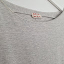 Second-Hand - Marni Light Grey Boat Neck Drop Sleeve Top Size 12 - SwapUp