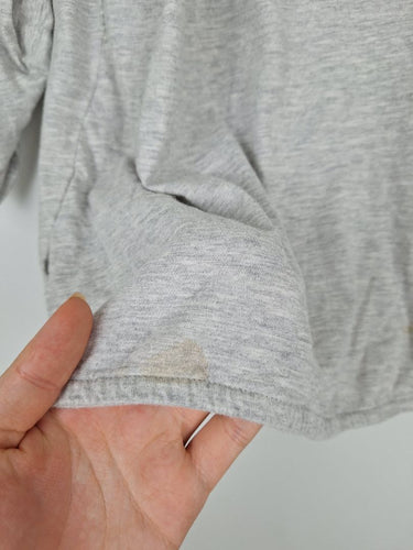 Second-Hand - Marni Light Grey Boat Neck Drop Sleeve Top Size 12 - SwapUp