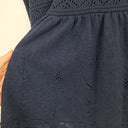 Second-Hand - Assorted Brands Dainty Knitted Navy Tank Top Size M - SwapUp