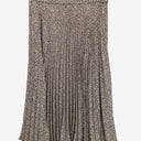 Second-Hand - Events Neutral Foliage Mini Pleat Skirt Size 12 - SwapUp