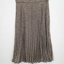 Second-Hand - Events Neutral Foliage Mini Pleat Skirt Size 12 - SwapUp