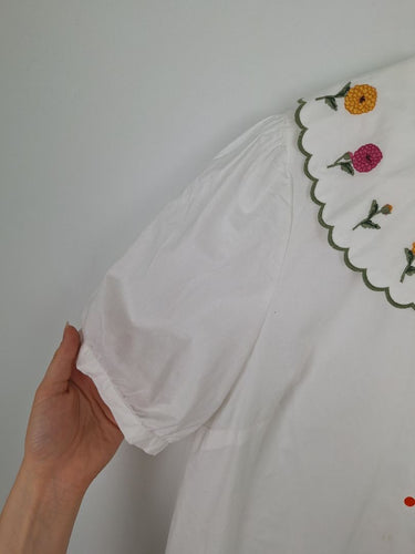 Second-Hand - Princess Highway Sweet Peter-Pan Collar Shirt Size 12 - SwapUp