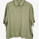 Second-Hand - Country Relaxed Muted Olive Shirt Size 12 - SwapUp