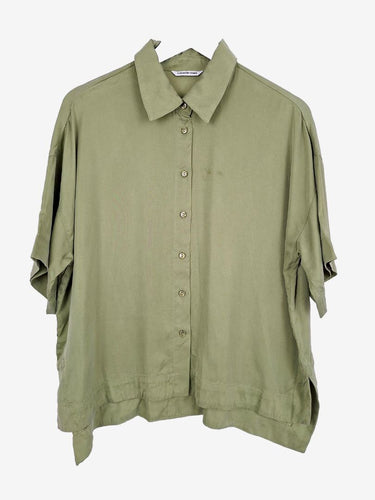 Country Relaxed Muted Olive Shirt Size 12