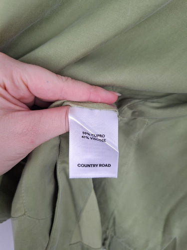 Second-Hand - Country Relaxed Muted Olive Shirt Size 12 - SwapUp