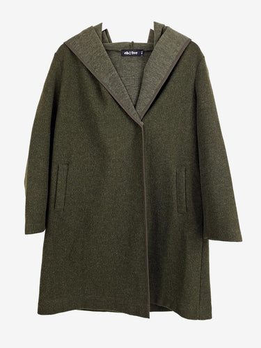 eb&ive Citizen Flecked Khaki Hooded Jacket Size M