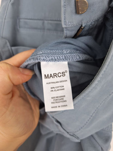 Second-Hand - Marcs Dusty Blue Slim Fit Pants Size 10 - SwapUp
