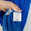 Second-Hand - Veronika Maine Electric Blue Crepe Belted Midi Dress Size 8 - SwapUp