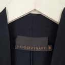 Second-Hand - Ginger & Smart Sophisticated Navy Tie Dress Size 8 - SwapUp