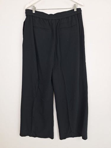 Second-Hand - Country Road Elasticated Pin Tucked Wide Leg Pants Size 14 - SwapUp
