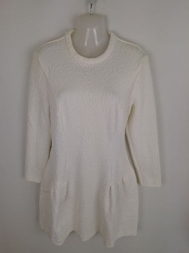 Second-Hand - Cue Snow Fitted & Flared Mini Dress Size 12 - SwapUp