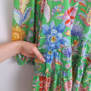 Second-Hand - Alessandra Vibrant Floaty Resort Floral Mini Dress Size S - SwapUp