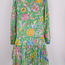 Second-Hand - Alessandra Vibrant Floaty Resort Floral Mini Dress Size S - SwapUp