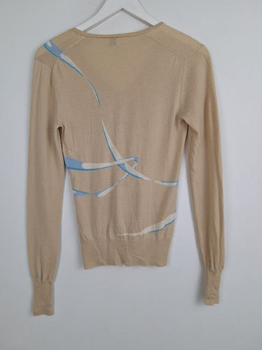 Second-Hand - TSE Cashmere Fine Knit Latte Jumper Size S - SwapUp