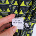 Second-Hand - Assorted Brands Geometric Silk Racer Top Size S - SwapUp