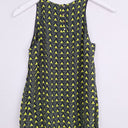 Second-Hand - Assorted Brands Geometric Silk Racer Top Size S - SwapUp