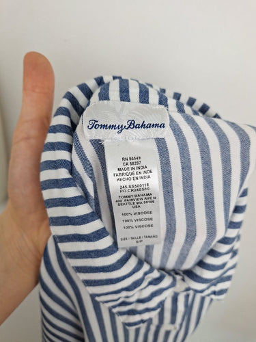 Second-Hand - Tommy Bahama Hanging By The Pool Striped Mini Dress Size S - SwapUp