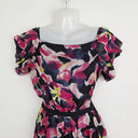 Second-Hand - Diane von Furstenberg Enchanting Mottled Blooms Silk Mini Dress Size 4 - SwapUp