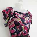 Second-Hand - Diane von Furstenberg Enchanting Mottled Blooms Silk Mini Dress Size 4 - SwapUp