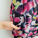 Second-Hand - Diane von Furstenberg Enchanting Mottled Blooms Silk Mini Dress Size 4 - SwapUp