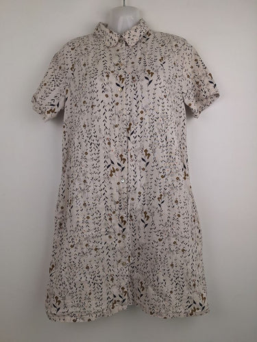 Second-Hand - Rachel Zoe Casual Linen Shirt Mini Dress Size S - SwapUp