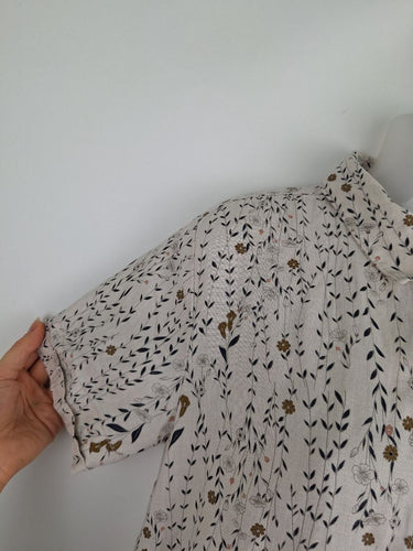 Second-Hand - Rachel Zoe Casual Linen Shirt Mini Dress Size S - SwapUp