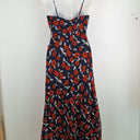 Second-Hand - Finders Keepers Navy Slip Out To Lunch Georgette Midi Dress Size 6 - SwapUp
