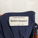 Second-Hand - Finders Keepers Navy Slip Out To Lunch Georgette Midi Dress Size 6 - SwapUp